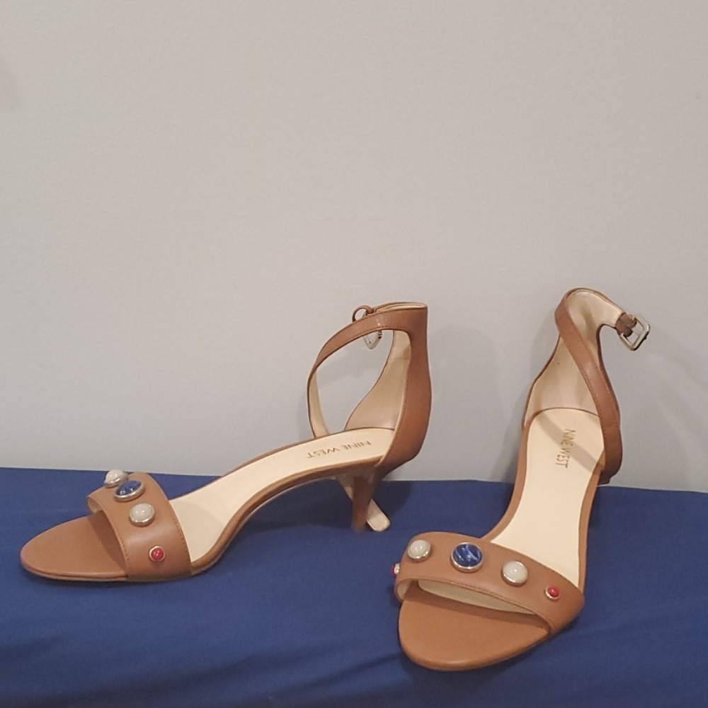 Nine West kitten heel sandals